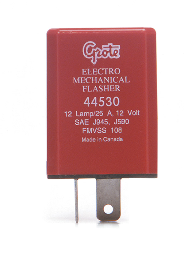 Two Terminal 12-Lamp Electromechanical Flasher